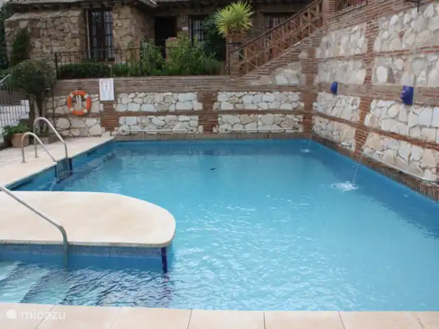 Location de Vacances Espagne, Costa del Sol, Mijas Golf, appartement - Casa Enviento La piscine des Lions la plus petite et l'une des 3 autres piscines.