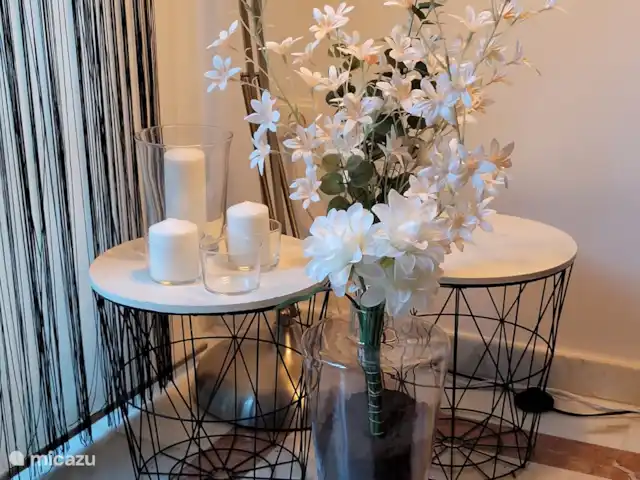 Location de Vacances Espagne, Costa del Sol, Mijas Golf, appartement - Casa Enviento Les fleurs ajoutent toujours de l'ambiance
