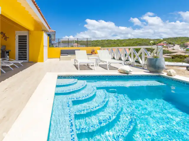 Villa Cuchita *Vue Unique* | Curaçao, Banda Abou (ouest), Fontein - villa