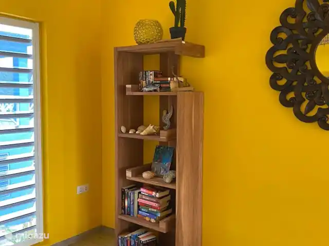 Villa Cuchita *Vue Unique* | Curaçao, Banda Abou (ouest), Fontein - villa bibliothèque