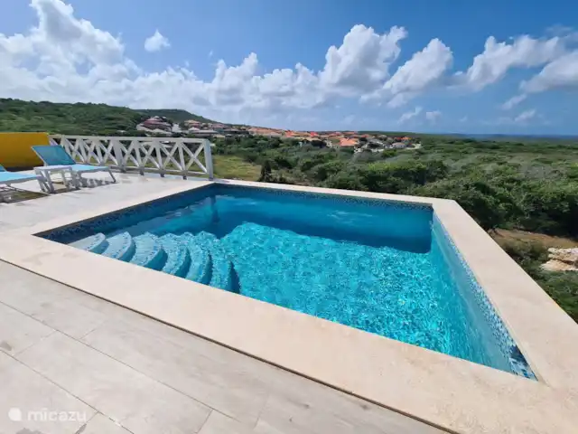 Villa Cuchita *Vue Unique* | Curaçao, Banda Abou (ouest), Fontein - villa piscine
