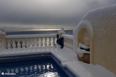 Sneeuw aan de Costa Blanca