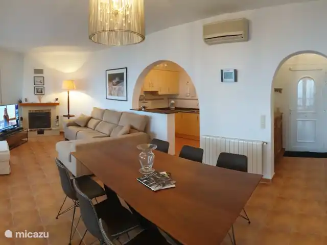 Villa Dalias | Espagne, Costa Blanca, Benitachell - villa Notre salle à manger et salon cosy