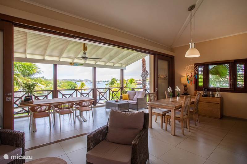 Ferienwohnung Curaçao, Banda Ariba (Ost), Spaanse Water Appartement Luxuswohnung mit Meerblick