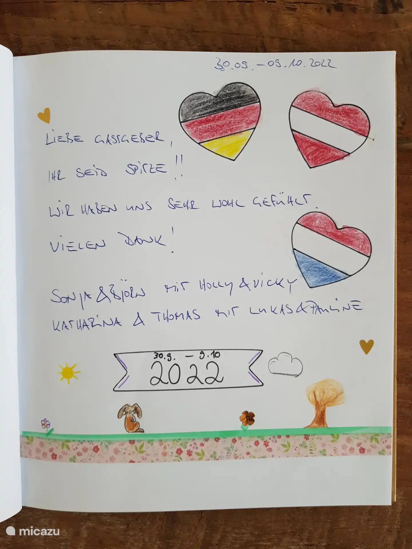 Bewertung aus dem Gästebuch