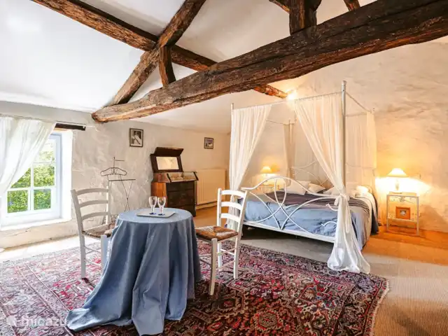 Logis La Tour en Francia, Vendée, Fontenay  - casa rural / cabaña Dormitorio romántico