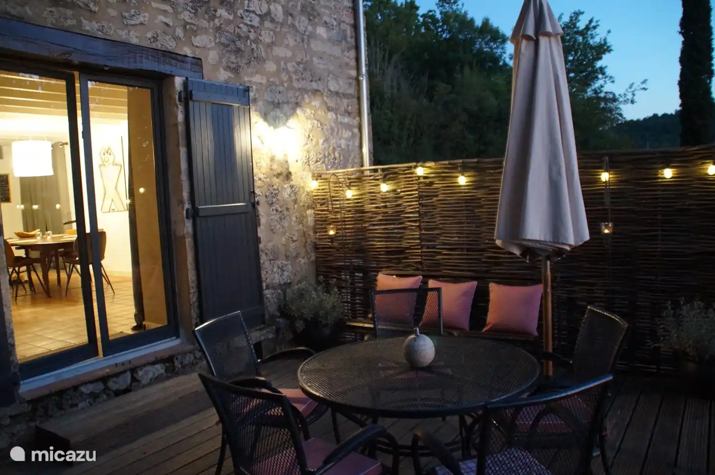 La Gaudinière bei Nacht