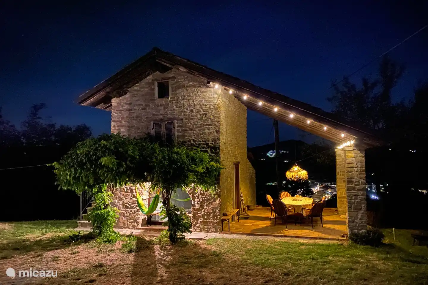 Von der Casina in der Nähe des Haupthauses haben Sie immer einen schönen Blick auf die Umgebung.