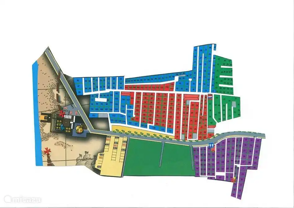 Die Karte des Ferienparks