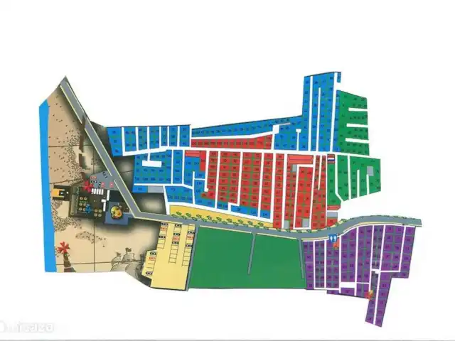 Chalet de luxe TAOS I | France, Hérault, Agde - chalet Le plan du parc de vacances