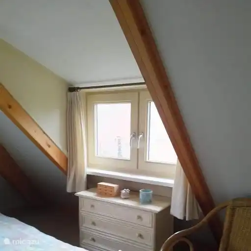 das Schlafzimmer mit den 2 Einzelbetten