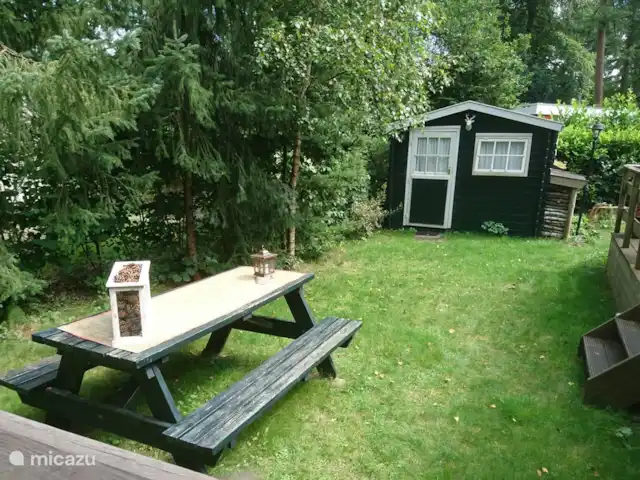 Wandelen, Nederland, Gelderland, Laag-Soeren, chalet Woudhof