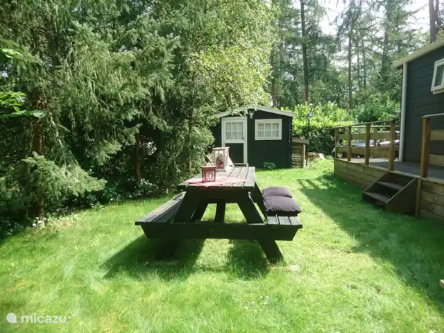 Wandelen, Nederland, Gelderland, Laag-Soeren, chalet Woudhof