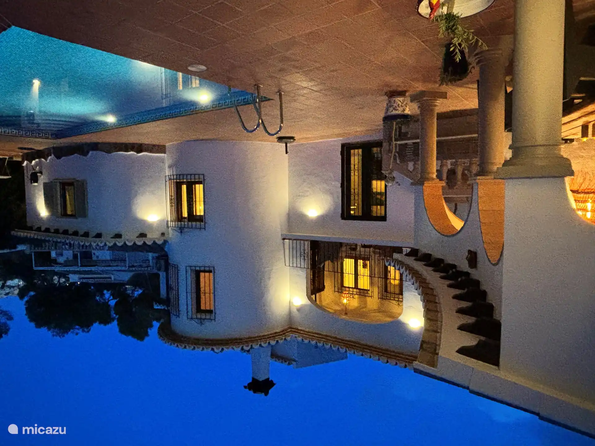 Bis spät in die Nacht draußen sitzen