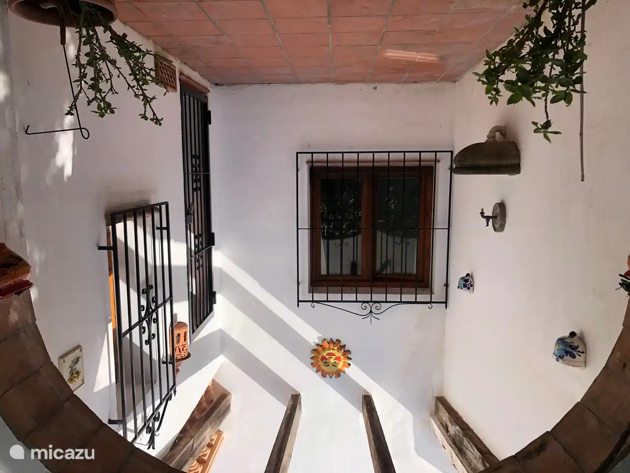 Innenhof ('patio de Andalusia') zum Hauswirtschaftsraum, auch Waschküche genannt