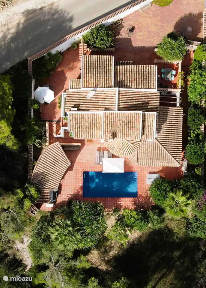 Draufsicht auf das Haus