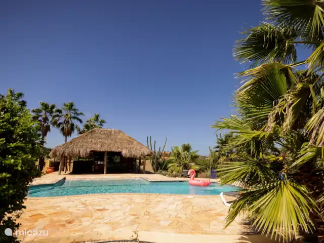 Aruba Hidden Garden Casa de 3 dormitorios en Aruba, Paradera, Paradera - casa vacacional Parte de la palapa