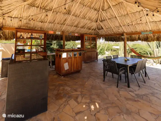 Aruba Hidden Garden Casa de 3 dormitorios en Aruba, Paradera, Paradera - casa vacacional Parte de la palapa