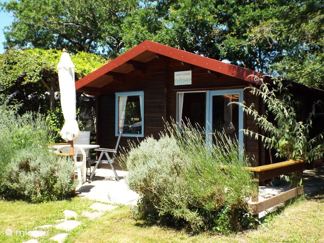 Chalet Lavande in Frankreich, Vendée, Château-Guibert - blockhütte / lodge