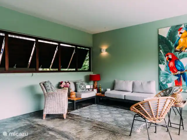 Villa Topaz piscine privée Ecoresort | Curaçao, Curaçao-Centre, Boca St. Michiel - villa Un bel ensemble de salon.