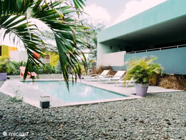 Villa Topaz piscine privée Ecoresort | Curaçao, Curaçao-Centre, Boca St. Michiel - villa La piscine dans le jardin.