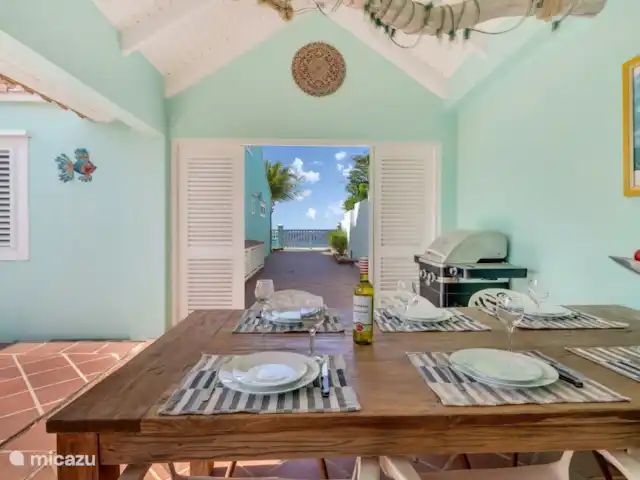 Kas Koral | Bonaire, Bonaire, Kralendijk - maison de vacances La vue depuis le jardin