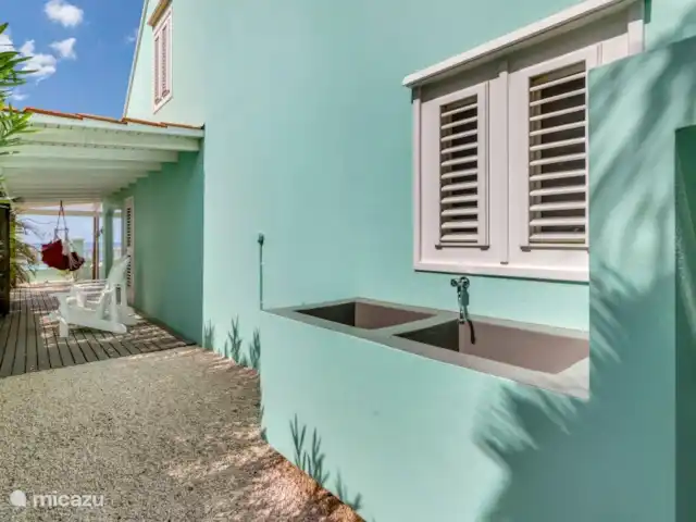 Kas Koral | Bonaire, Bonaire, Kralendijk - maison de vacances Réservoir de rinçage pour tout l'équipement de plongée