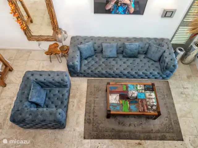 Kas Koral | Bonaire, Bonaire, Kralendijk - maison de vacances Le salon vu d'en haut