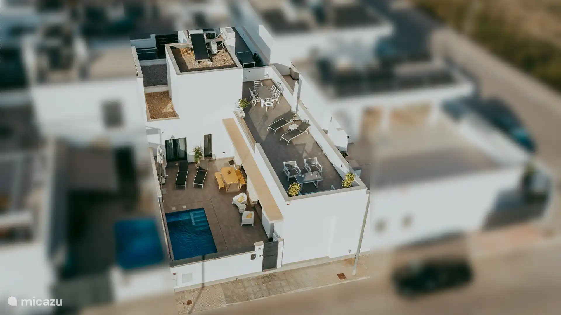 Villa Xantos Draufsicht