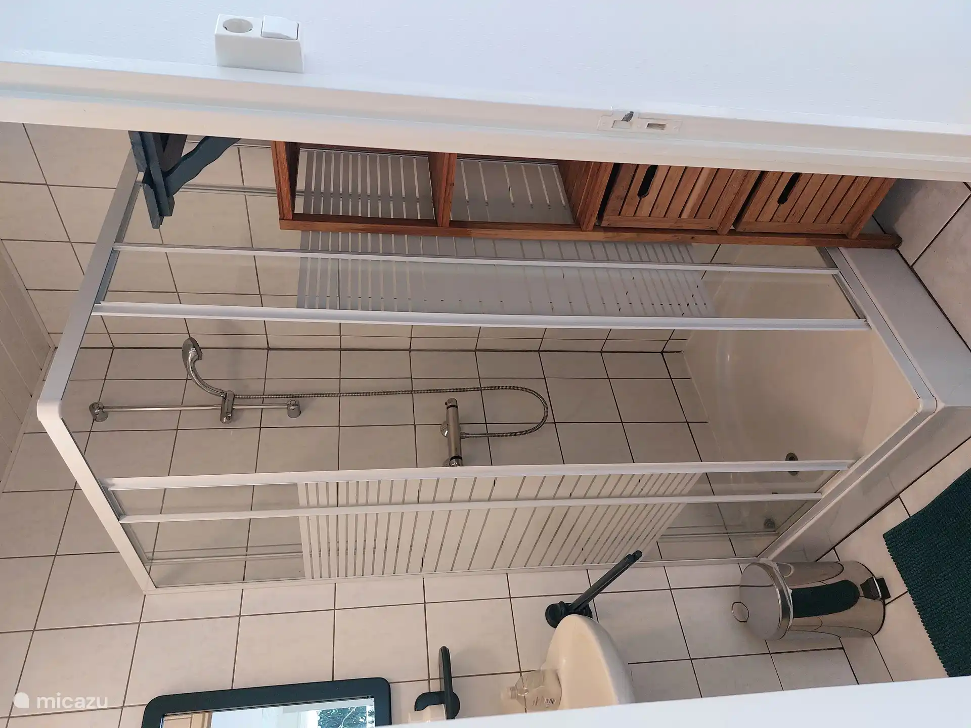 Douche met thermostaatkraan