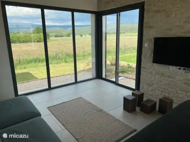 Maison Marasco huren in Frankrijk, Vaucluse, Blauvac - vakantiehuis Om rustig te blijven kijken... Noordhoek van de zitkamer