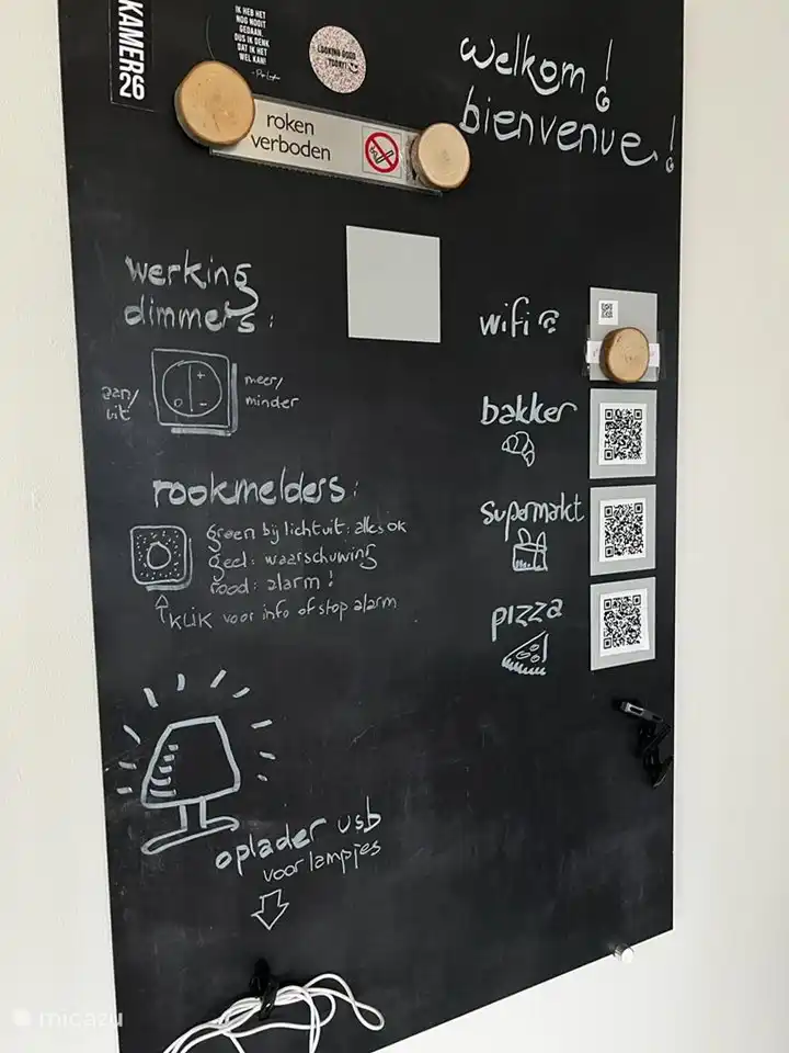 Wir kümmern uns um unsere Gäste? QR-Codes führen schnell zum Weg zum Bäcker, zur Pizzeria oder zum Supermarkt und so sind Sie auch direkt im Glasfaser-Internet