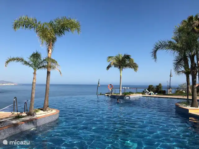 Location de Vacances Espagne, Costa Tropical, Almuñécar, maison de vacances - AlmunecarLocation Vacances: Palmeras Piscine à débordement à 3 minutes à pied