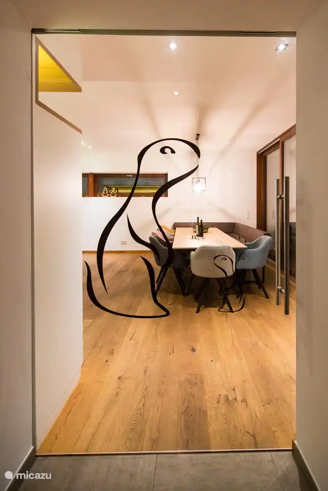 View from hall to living room