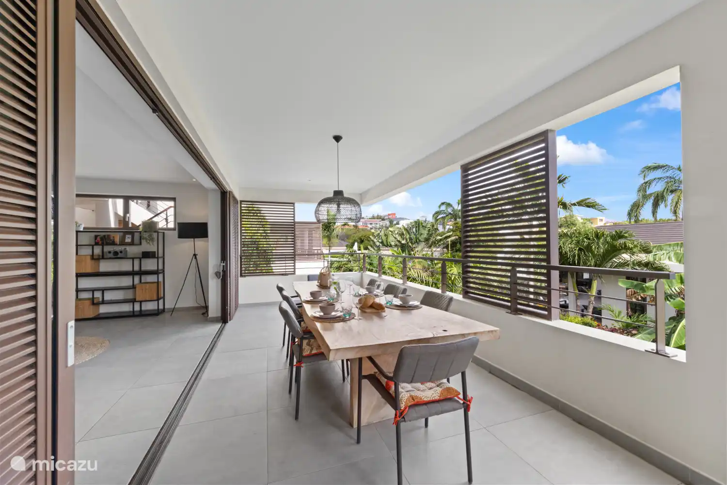 Large cozy dining table