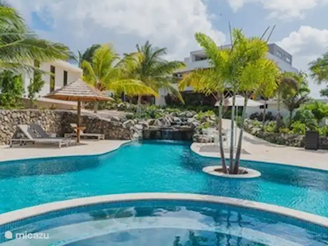 Location de Vacances Curaçao, Banda Ariba (est), Jan Sofat, villa - Villa Blenchi LUX Jan Sofat Piscine de folie