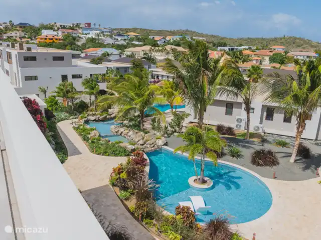 Location de Vacances Curaçao, Banda Ariba (est), Jan Sofat, villa - Villa Blenchi LUX Jan Sofat Piscine démentielle dans le magnifique jardin paysagé de Jan Sofat.