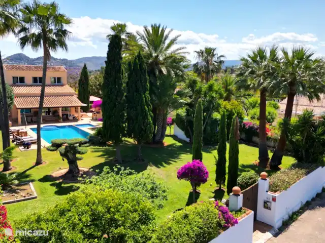 Villa la Golondrina huren in Spanje, Costa Blanca, Dénia - villa view of villa from above
