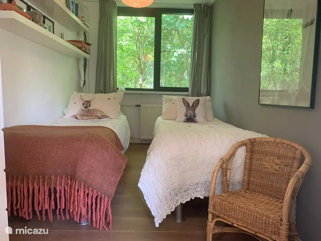 Schlafzimmer Nr. 3 (die Betten lassen sich leicht herausschieben oder gegeneinander verschieben)