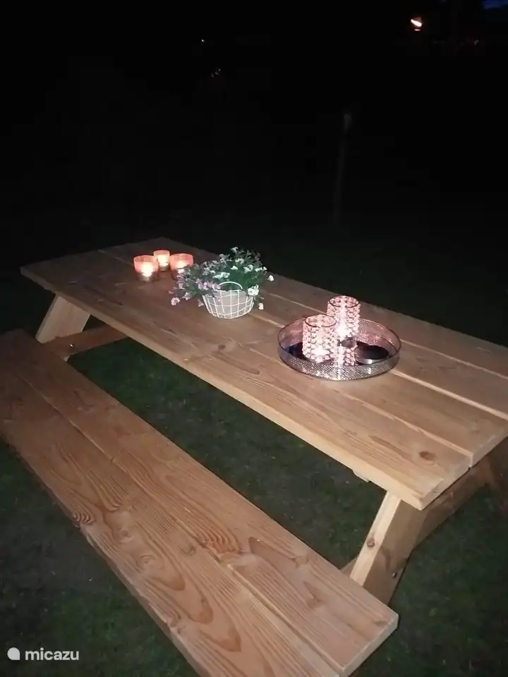 Verbringen Sie einen schönen Sommerabend im schönen Waldgarten! 