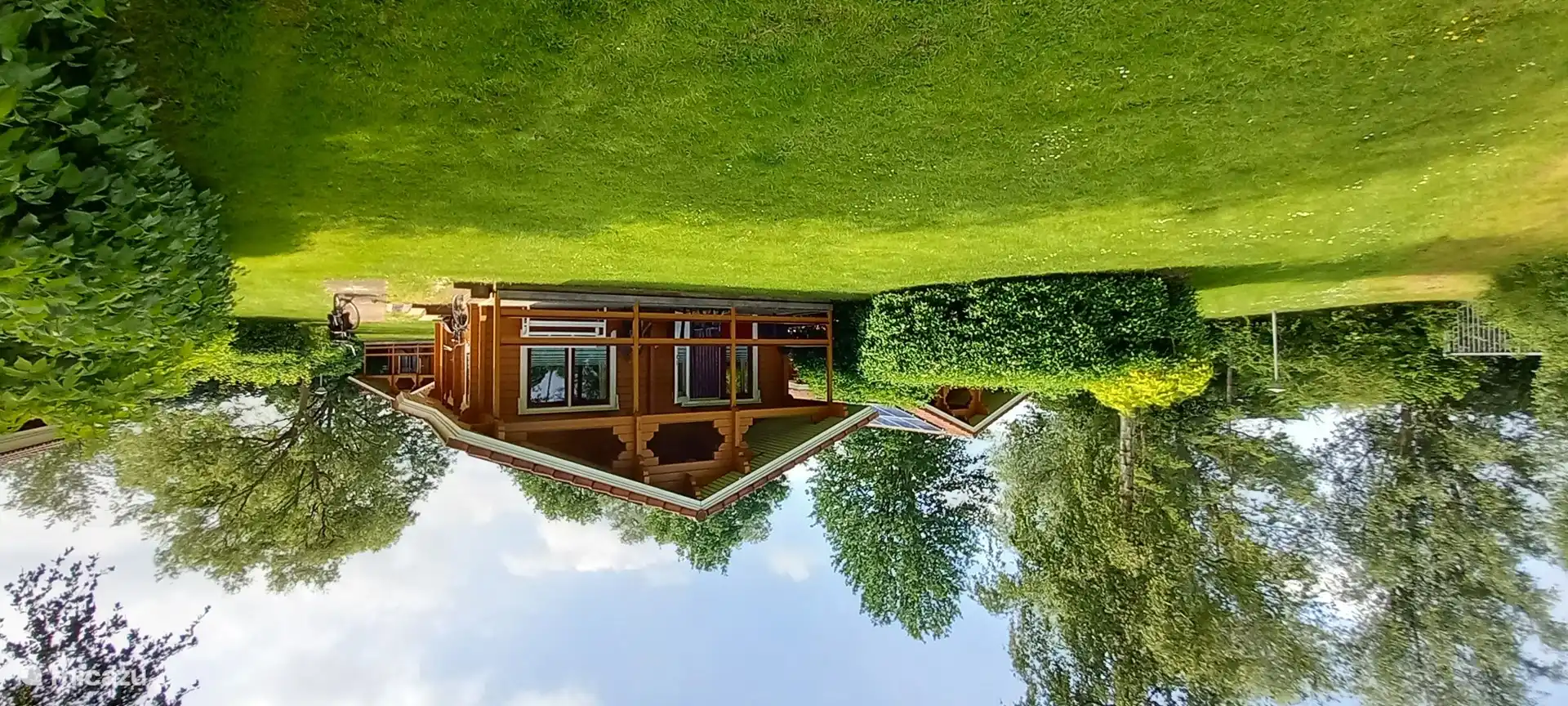 Parcs d'attractions, Pays-Bas, Overijssel, Gramsbergen, maison de vacances Chalet finlandais, sur le parc de vacances