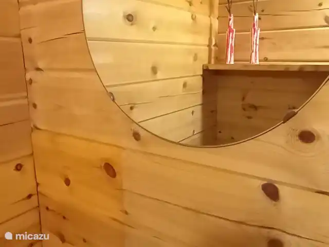 Chalet finlandais, dans un parc avec piscine | Pays-Bas, Overijssel, Gramsbergen - maison de vacances Salle de WC