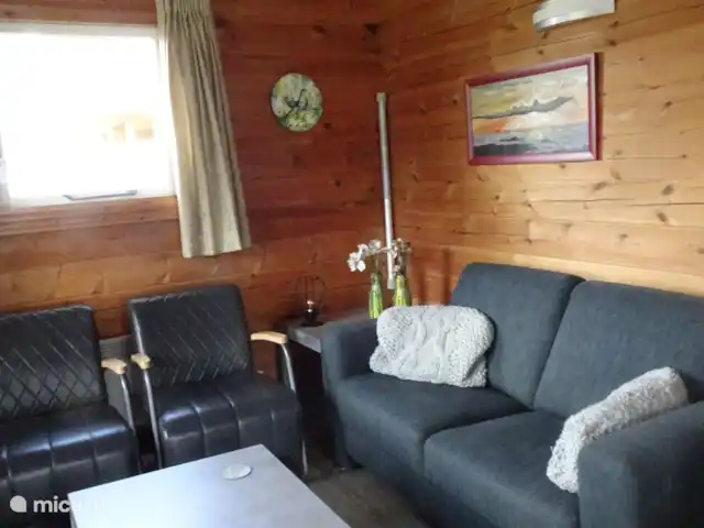 Chalet finlandais, dans un parc avec piscine | Pays-Bas, Overijssel, Gramsbergen - maison de vacances Chambre confortable avec un mobilier raffiné et confortable