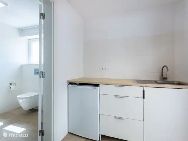 Casa Cinco Cupules | Portugal, Algarve, Porches (Lagoa) - villa Petite cuisine avec accès à la salle de bain avec WC