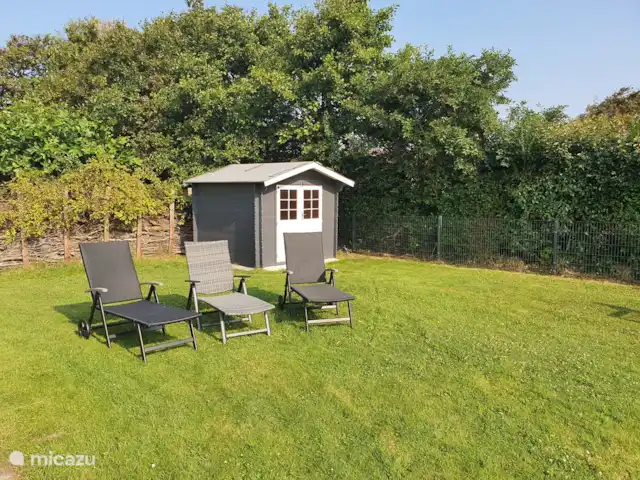 Location de Vacances Pays-Bas, Hollande du Nord, Julianadorp aan Zee, bungalow - Bungalow Malou cour arrière clôturée