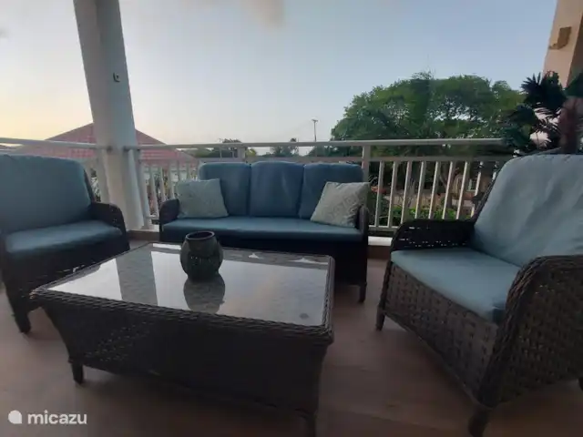 BlijeRust Penthouse Curadise | Curaçao, Curaçao-Centre, Blue Bay - appartement Balcon