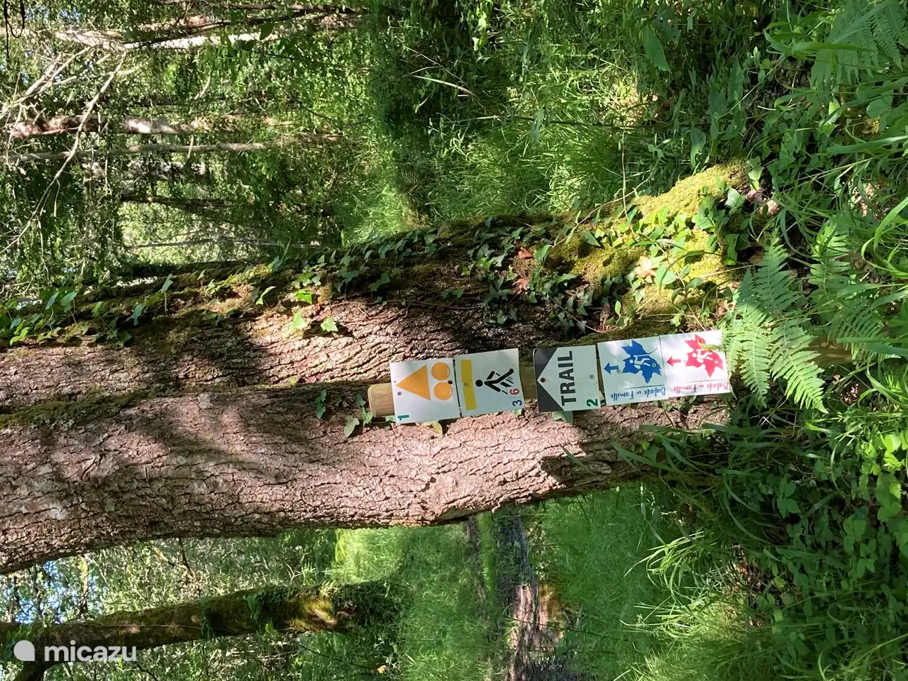 Die Wander- und Radwege in der Umgebung sind oft gut markiert!