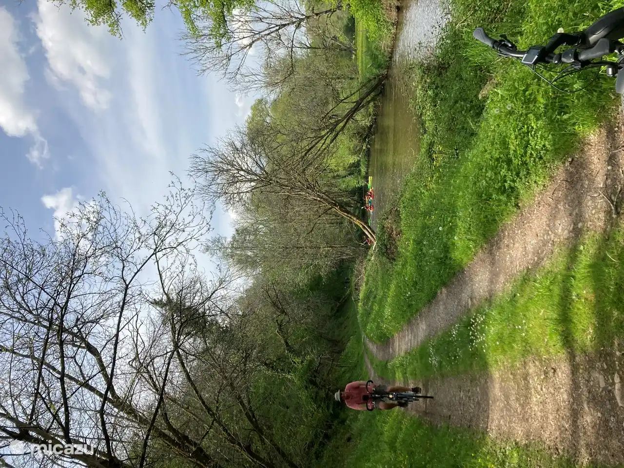 Radfahren entlang der Tardoire, dem Fluss zwischen der Dordogne und der Charente