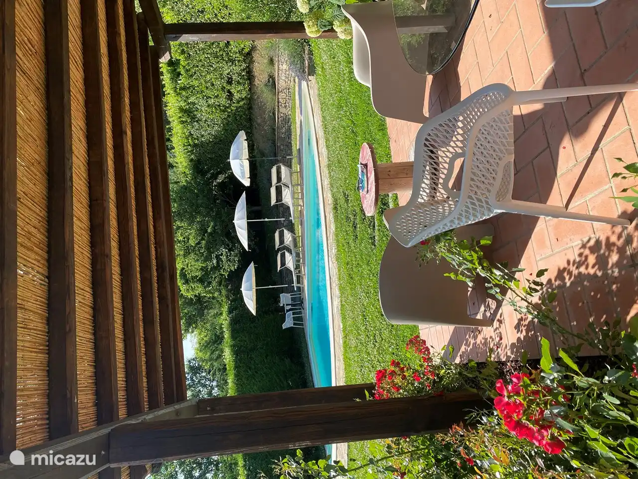 piscina desde la terraza