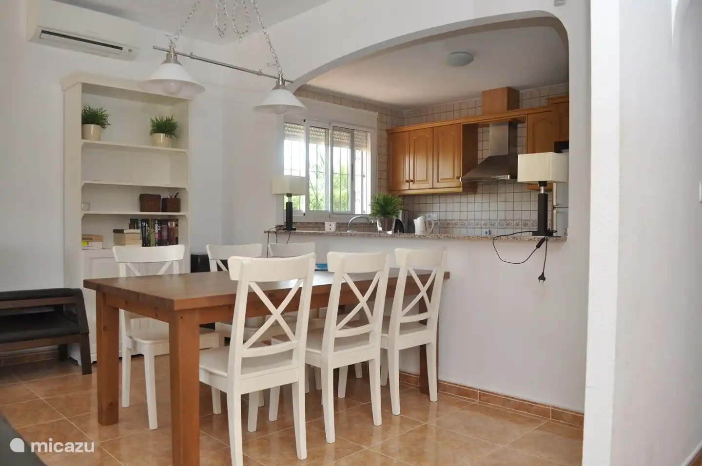 Zicht vanaf de woonkamer